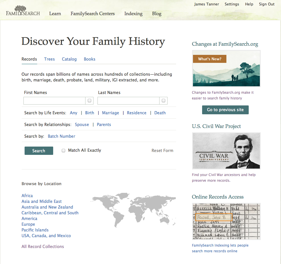 Genealogy's Star: Old FamilySearch.org Website still alive?